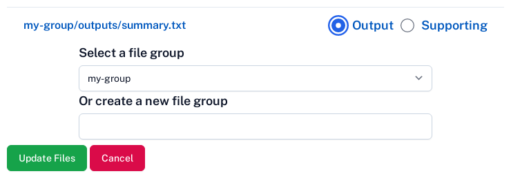 Change file properties